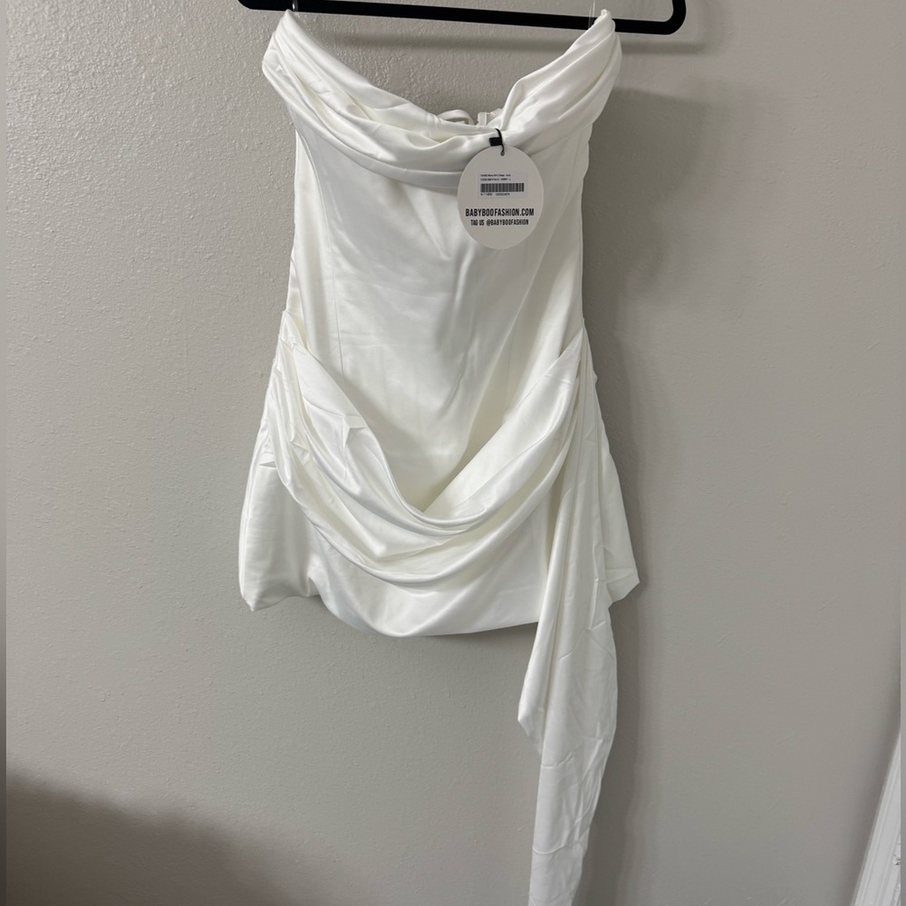 Babyboo Mona Mini Dress (Ivory) - Picture 5 of 6